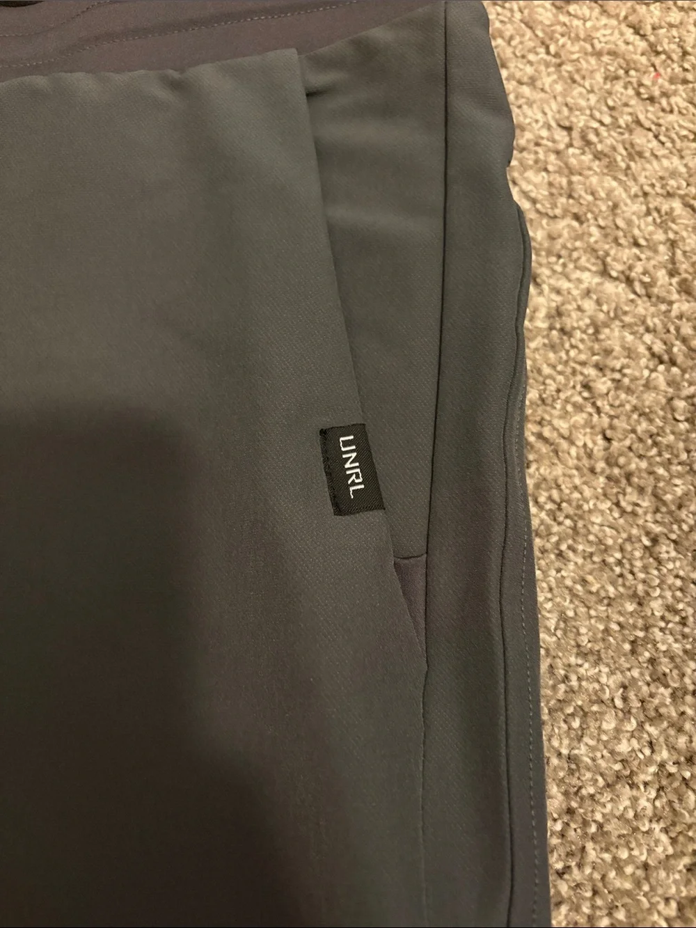 Men's graphite Slim Fit Jogger Sweatpants with Drawstring